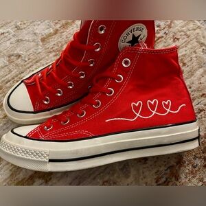 New! Converse Chuck 70 High Made with Love Sneakers